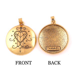 Pendentif Huilin Ezili Freda Vodou <span class=keywords><strong>Veve</strong></span> Loa Lwa, Amulette d'Abondance et d'Amour des Esprits Haïtiens - Product Image 3