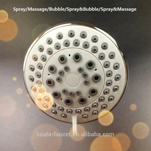 Cleqcupc — pomme de douche à 5 fonctions, <span class=keywords><strong>thérapie</strong></span> au plafond à faible débit, Massage de l'eau, SPA, pomme de douche chromée, accessoires de robinetterie de salle de bains - Product Image 6