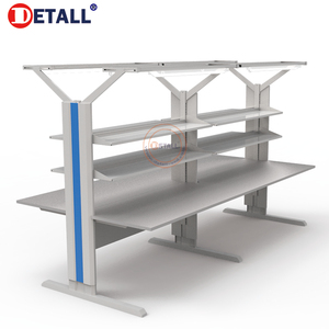Table de travail de ligne d'assemblage ESD avec éclairage LED et armoire à tiroirs - Product Image 3