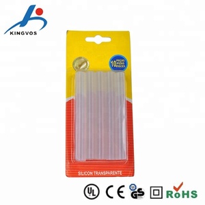 Barras de <span class=keywords><strong>pegamento</strong></span> transparentes de alta temperatura de alta fusión de 7mm para todos los propósitos, para proyectos de manualidades DIY y barra de <span class=keywords><strong>pegamento</strong></span> brillante de sellado - Product Image 4