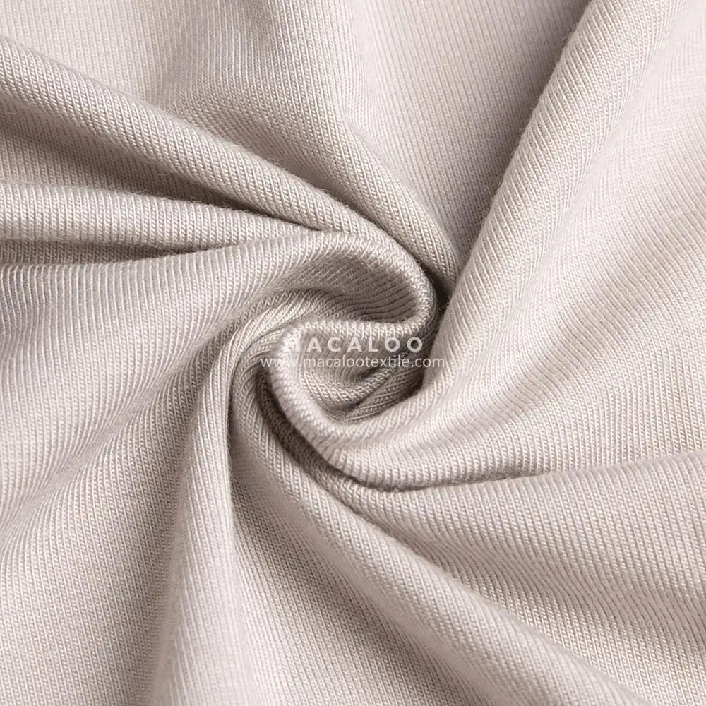 240gsm medium weight multiple colors super soft 95 bamboo 5 spandex stretch fabric for clothing