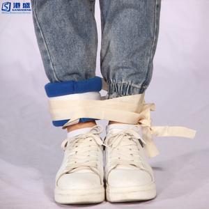 Rumah Sakit Medis Anggota Badan Kendala Pergelangan Tangan Ankle Busa Penahan Tali Tetap Sabuk untuk <span class=keywords><strong>Bed</strong></span> Pasien Anggota Badan Pemegang Terkompresi Band - Product Image 5