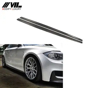 Saia automotiva de carbono e82, mercado de reposição, saia lateral para bmw 1m e82 1 series 11up