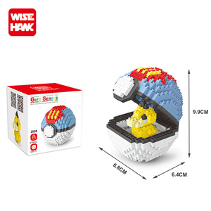 Bán Sỉ Gạch Mini Bằng Nhựa Bóng Chọc Hoạt Hình Cho Thú Cưng Khối Xếp Hình Cho Trẻ Em - Product Image 3
