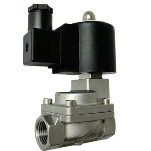 Válvula Solenoide de Acero Inoxidable de Alta Presión de 2/2 Vías Serie KLS KLS-15-D1 Tipo Pistón Piloto DC12V - Product Image 1