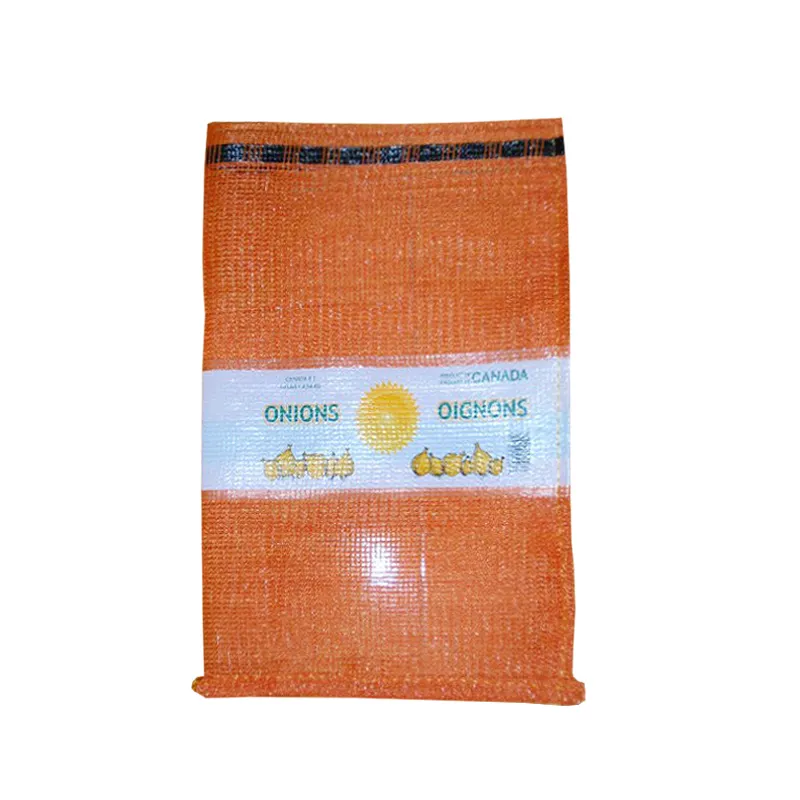 Bolsa de malla para verduras con cordón de plástico personalizado de 25kg/50kg PE PP tejido Individual Doble nueva agricultura cebollas patatas almacenamiento