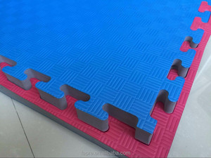 EVA rojo y azul mate arte marcial tatami para Artes Marciales al por mayor artes marciales taekwondo mma karate tatami usado judo esteras - Product Image 4