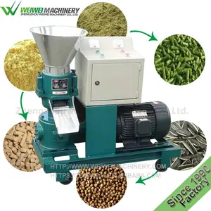 Driven off by shaft capacity 100-150kg/h 9KLP-160 5.5kw poultry cattle feed pellet makers mill machine