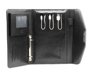 Cuero de la PU de 4,3 "Lcd vídeo <span class=keywords><strong>folleto</strong></span> portátil banco de potencia - Product Image 3