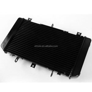 Radiateur de refroidissement en aluminium pour Kawasaki Z750 2004-2006 <span class=keywords><strong>Z750S</strong></span> 2005-2006 NOIR - Product Image 4