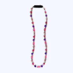 Christmas Promotional Gift Custom LED Light Up Christmas Beads Necklace
