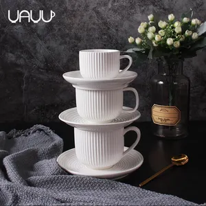 网上销售瓷器套装陶瓷浓缩咖啡杯和茶碟/茶杯和茶碟