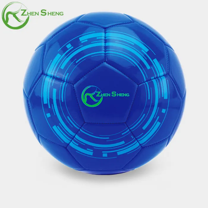 Zhensheng bola de futebol de pvc tpu personalizada, tamanho oficial 5, feito sob encomenda,