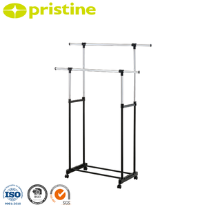 Meubles de rangement ajustables modernes pour la maison Porte-vêtements à double roulement par fabricant taïwanais Vente en gros de fer sur EBay Vente de linge - Product Image 1