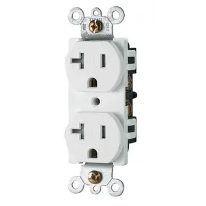 Fraudebestendige Bakje, 20A 125V Hoge Kwaliteit Amerikaanse Duplex Bakje, 5-15R ,2P, 3W, Ul/Cul Vermeld