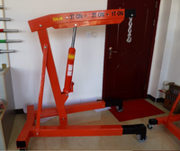 Cric hydraulique pliable de 2 tonnes, pour moteur pneumatique