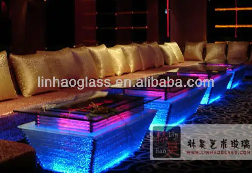 Meja Bar Interaktif Led, Meja Bar Ktv dengan Lampu Led
