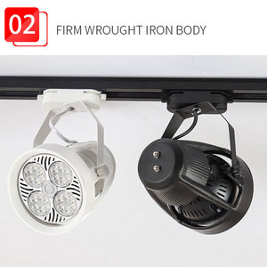 TIWIN <span class=keywords><strong>blanc</strong></span> et noir couleur COB 100-240 V <span class=keywords><strong>blanc</strong></span> chaud 1200lm 15 w piste LED spot - Product Image 5