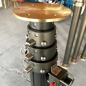 Pneumatische telescopische mast pole voor verlichting en telecommunicatie