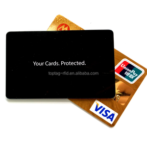 Protezione per Carte RFID NFC Personalizzabile, Blocco Contactless 13.56MHz per Portafogli o Borse, per Carte <span class=keywords><strong>di</strong></span> <span class=keywords><strong>Credito</strong></span> o <span class=keywords><strong>Debito</strong></span> - Product Image 2
