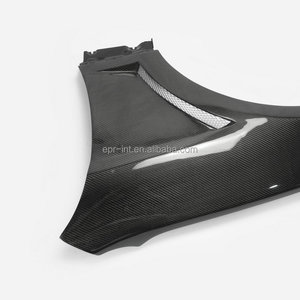 Pour Genesis Rohens Coupé 09 En Fiber De Carbone H1-Style Aéré Garde-Boue Avant - Product Image 4