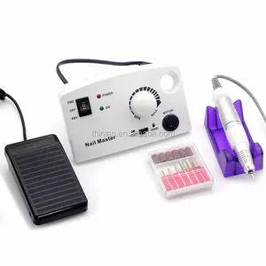 Kit profissional com máquina de manicure e pedicure, novo lixa de unha elétrica para tratamento de unhas (ZS-602)