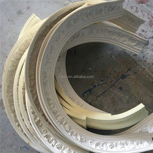 Green Material Decorative European Plastic Ceiling Cornice PU <strong>Flexible</strong> <strong>Moulding</strong> - Product Image 6