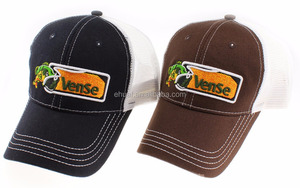 Chất Lượng Cao Người Đàn Ông Mũ Câu Cá Tùy Chỉnh 3D Thêu 6 Bảng Điều Chỉnh Màu Sắc Tương Ngược Bông Và Lưới <span class=keywords><strong>Snap</strong></span> Trở Lại Trucker Hat - Product Image 5