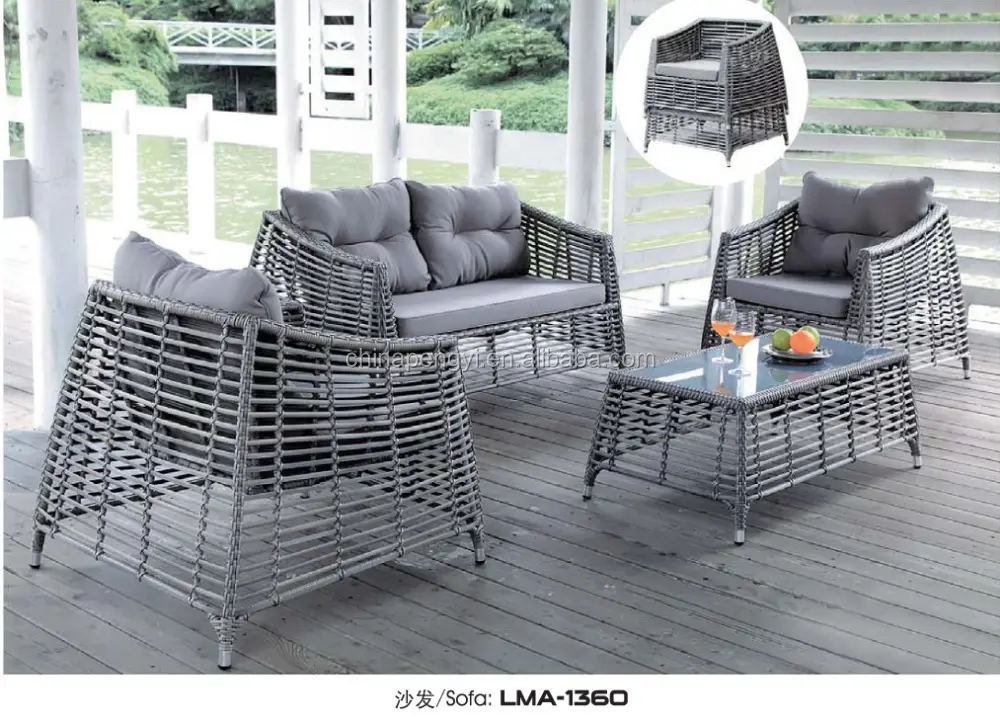 Germania Outdoor Reale rattan cubo mobili da giardino