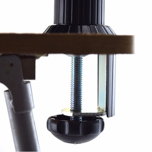 ขาตั้งโทรศัพท์ไร้สายแบบพับได้สำหรับสำนักงาน พร้อมถาดวางเอกสาร สีดำ/ขาว ยี่ห้อ OEM - Product Image 5