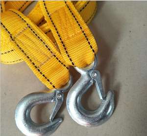 牽引ケーブル牽引ストラップ車牽引ロープフック付き高強度ナイロン - Product Image 3