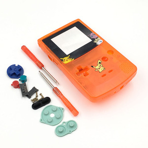 Cubierta de la caja para <span class=keywords><strong>GBC</strong></span> de edición limitada de reemplazo para Gameboy Color <span class=keywords><strong>GBC</strong></span> consola de juego vivienda completa para Pikachu versión - Product Image 5