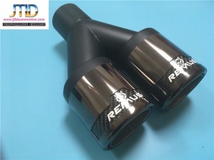 de doble salida punta de escape de acero inoxidable con acentos de fibra de carbono for Remus estilo - Product Image 1