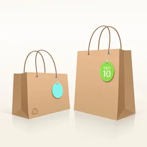 Nice kraft paper bag simple design kraft paper bag