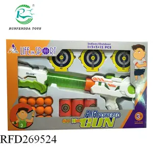 סיטונאי זול חינוכיים אוויר מופעל כדור רך אקדח צעצוע לנערים