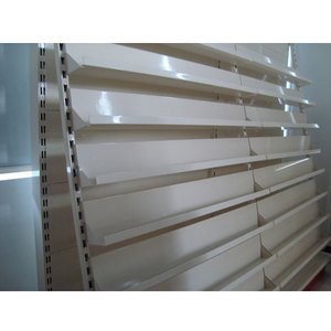 책꽂이와 서점 선반에 맞는 1 개의 경사 포스트가있는 보관 캐비닛이있는 서점 벽 선반 - Product Image 5