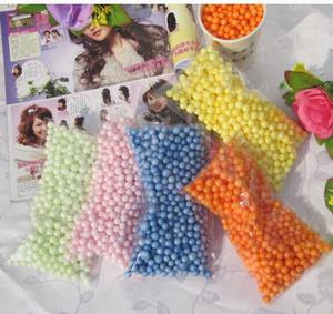 Witte Kleur Piepschuim Slijm Plastic Schuimballen Diy Ambachtelijke Schuimballen Voor Decoratie
