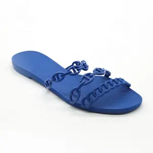 Wholesale PVC New Plastic Ladies Matte Jelly Modern Sandals Design