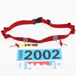 Bande de fixation pour numéros de Marathon, personnalisé, marque avec nom, sacs en polyester, adapté pour les sports de triathlon - Product Image 4