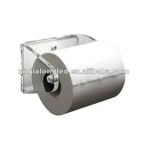 Wall Mounted Clear Acrylic Toilet Paper Dispenser Acrylic Toilet Roll Box