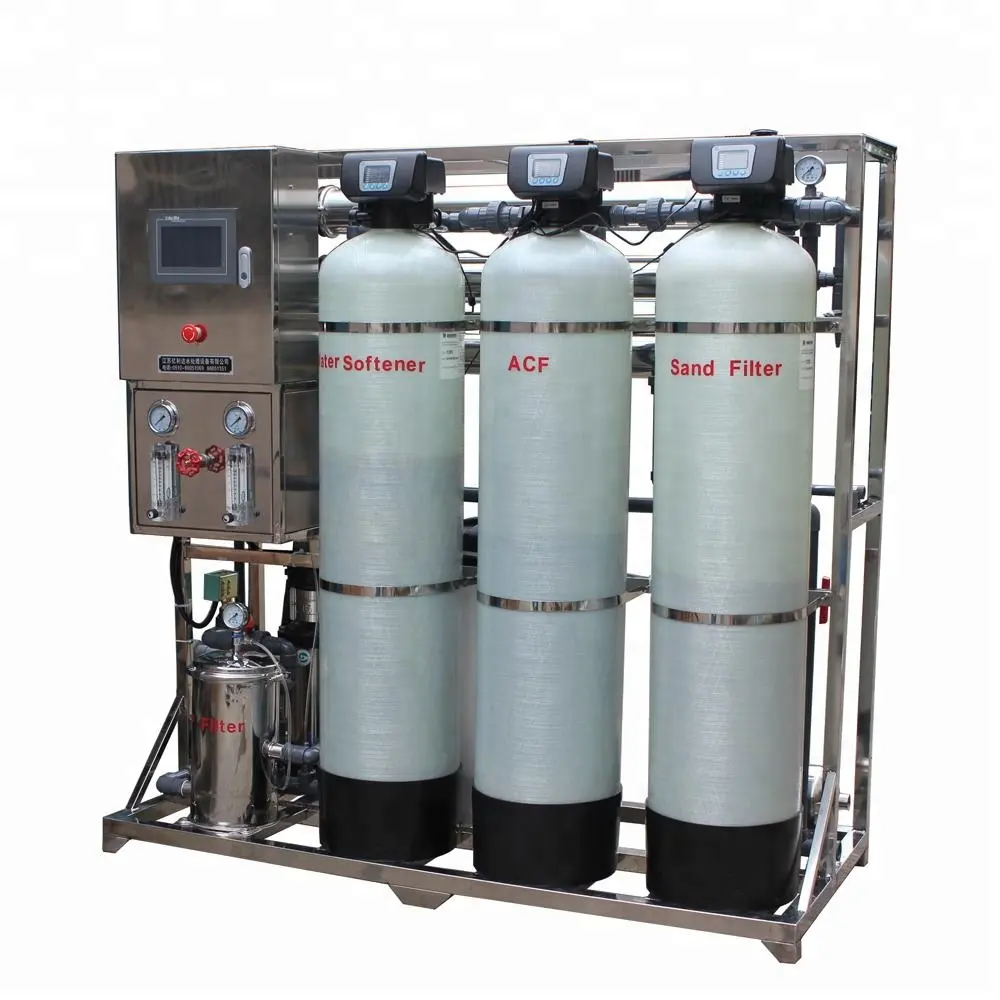 750l/h Umkehrosmose-Wasser aufbereitung system Entfernen Sie bis zu 98% der insgesamt gelösten Feststoffe und Salz