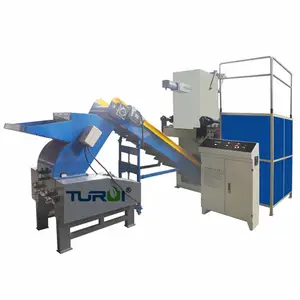 plastic pipe crusher and single shaft shredder combined in one
