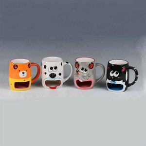 <span class=keywords><strong>Tazza</strong></span> in Ceramica 3D Personalizzata a Forma di Animale con Portabiscotti - Product Image 3