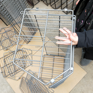 Cestas de alambre con divisores, estantes y soportes de exhibición de malla de alambre de <span class=keywords><strong>4</strong></span> capas, RH-BR01-A, 900x1280x450mm - Product Image 6