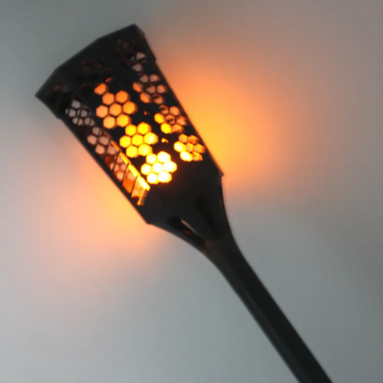 Tochas cintilantes de dança, à prova d' água de 96 leds, luz solar de jardim