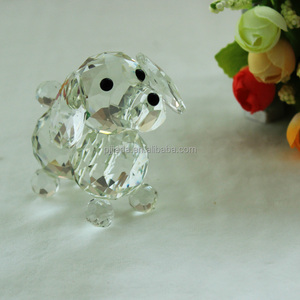 Vendita Calda Mini <span class=keywords><strong>Statuette</strong></span> di Animali Carini Modello di Cane in Cristallo per Collezione e Souvenir - Product Image 2