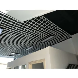 Aangepaste Aluminium Grille Plafond Verlaagd Metalen Plafond Grid