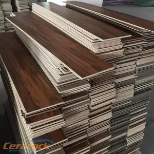Antideslizante uniclick 5mm WPC vinilo floorings 0,5mm capa de desgaste