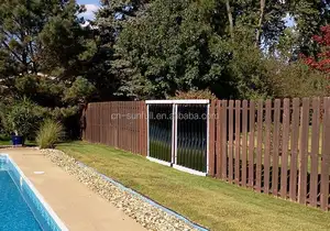 Installation de clôture, usage résidentiel, type vertical, collecteur <span class=keywords><strong>solaire</strong></span> à tubes sous vide à caloduc pour le <span class=keywords><strong>chauffage</strong></span> de <span class=keywords><strong>piscine</strong></span> - Product Image 1