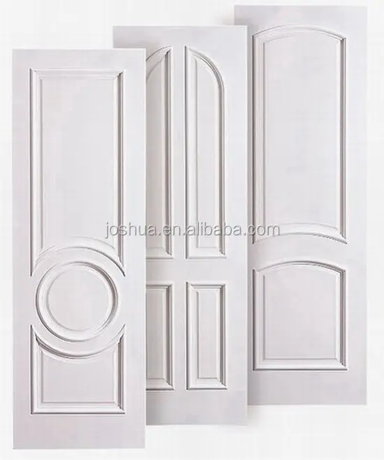 Puerta interior de MDF, imprimación blanca, puertas precolgadas de núcleo sólido